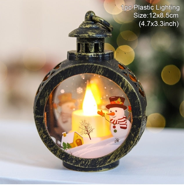 Christmas Round Light Ornament