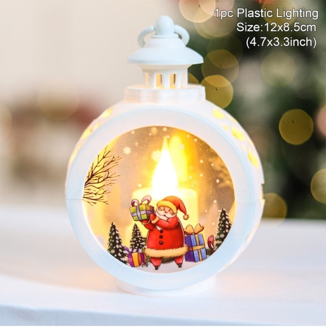 Christmas Round Light Ornament